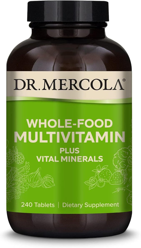Dr. Mercola Whole Food Multivitamin Plus 30 Servings (240 Tablets)