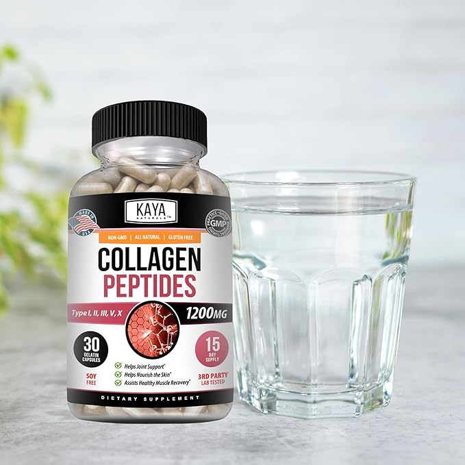Kaya Naturals Multi Collagen Peptides Complex 30 Count