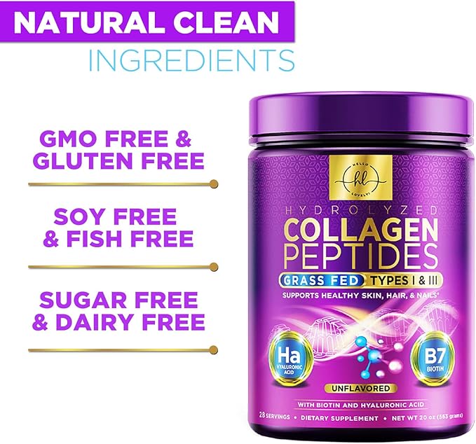 Hello Lovely! Collagen Peptides Powder 28 Servings