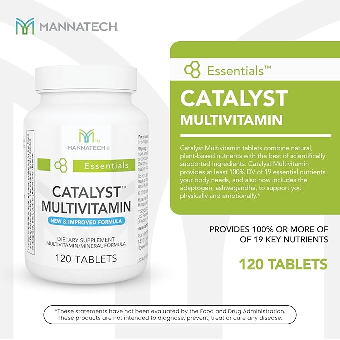 Mannatech Catalyst Multivitamin 120 Tablets, Maximize