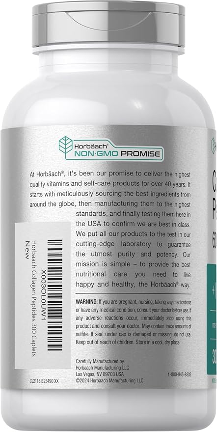 Horbäach Collagen Peptides 6000mg 300 Caplet