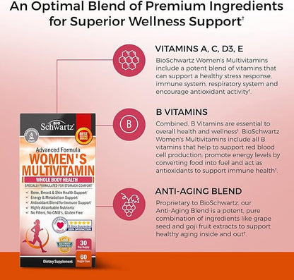 Multivitamin for Women with Vitamin D3 60Ct