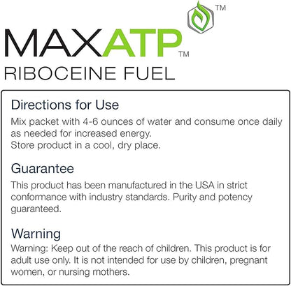 Max ATP, Riboceine Fuel, 30 Packets (0.24 Ounce), 30 Servings