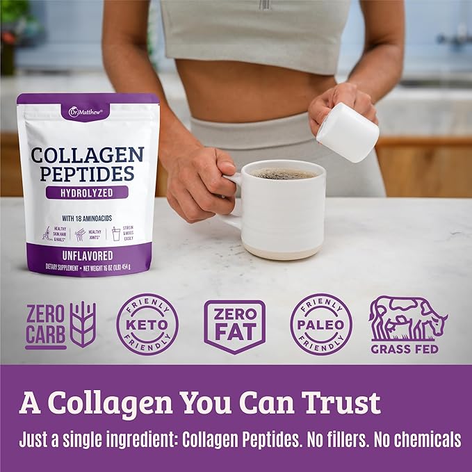 Dr. Matthew Collagen Protein Powder. Grass