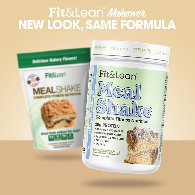 Fit & Lean Meal Shake, Fat 1lb, 10 10 Servings