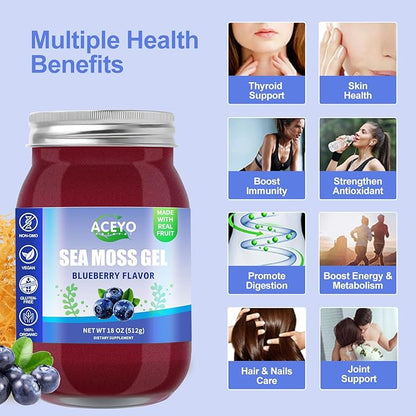 (18 OZ) Irish Sea Moss Gel 102 Vitamins