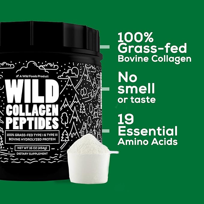 Wild Collagen Peptides Powder (16 oz)