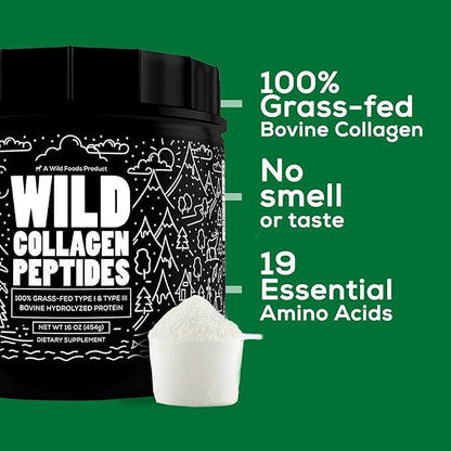 Wild Collagen Peptides Powder (16 oz)