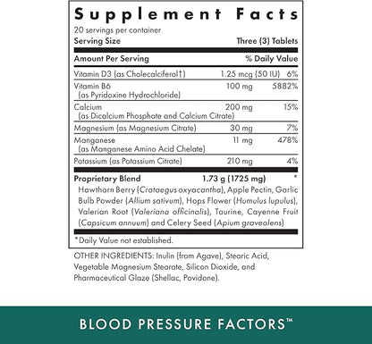 Michael's Health Naturopathic Programs Blood Pressure Factors 60 Vegetarian 20 Servings