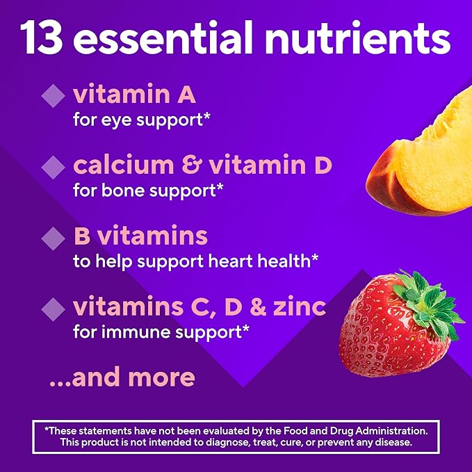 Vitafusion Women's 50+ Daily Multivitamin, Gummy 120 Ct