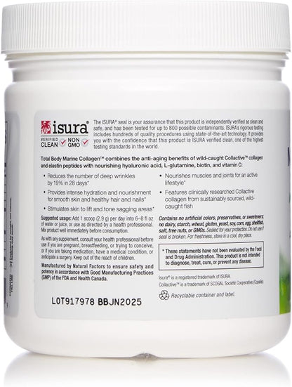 Natural Factors, Total Body Marine Collagen, 4.8 Oz