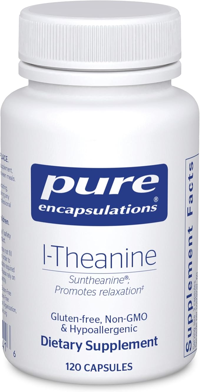 Pure Encapsulations L-Theanine 120 Capsules