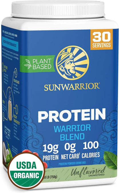 Vegan Organic Protein Powder Plant-based 30 Servings