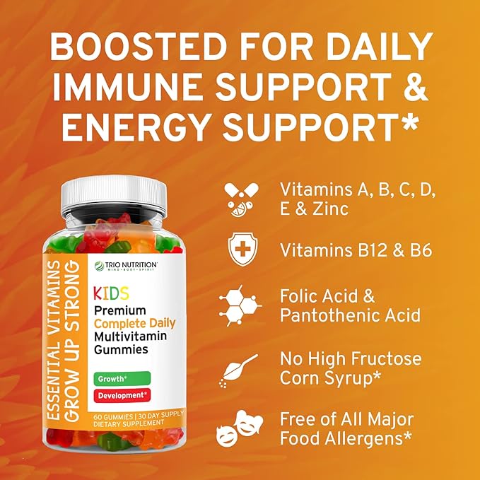 Premium Kids Multivitamin Gummies with Vitamin