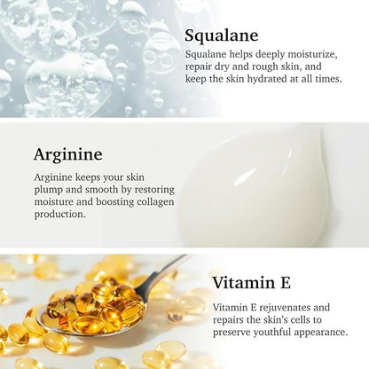 96% Natural Squalane Facial Serum with Vitamin E, Hydrate, Moisturize, Smooth and Soften Skin Pairs Well with Vitamin C Face Serum & Hylunaric Acid Moisturizer 30ml 1fl oz MADE IN USA