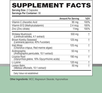 Simplix | Natural Supplement to Strengthen 60 Veggie (1 Pack)