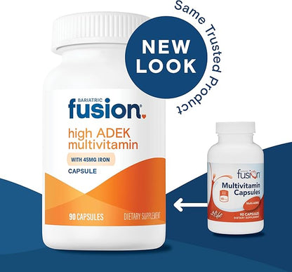 Bariatric Fusion High ADEK Multivitamin with Iron 90 Capsules