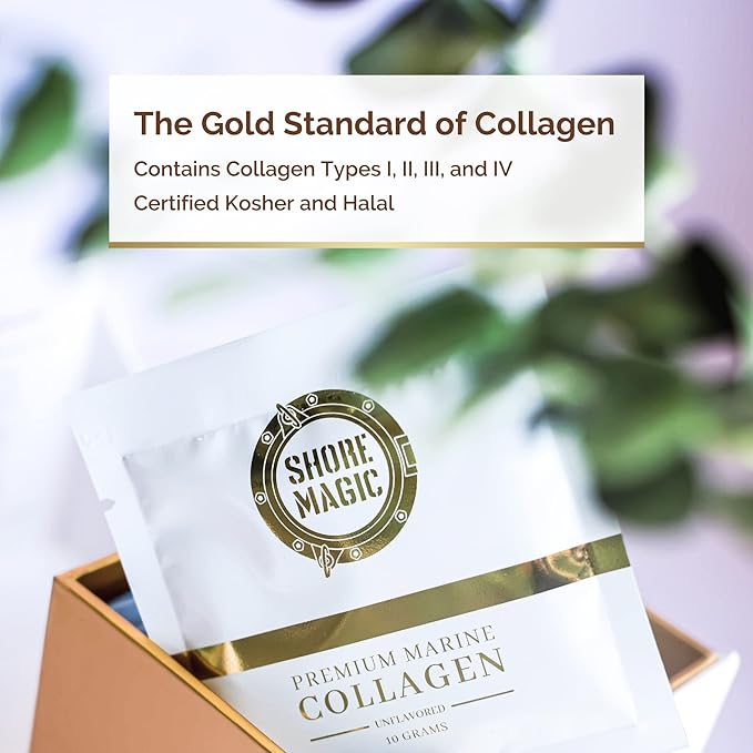 Premium Marine Collagen Powder with Type 28 Stir 10g Each