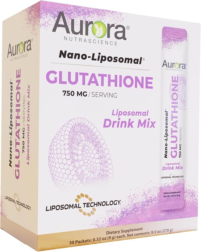 Aurora Nutrascience, Nano-Liposomal Glutathione, Drink Mix, 750 mg