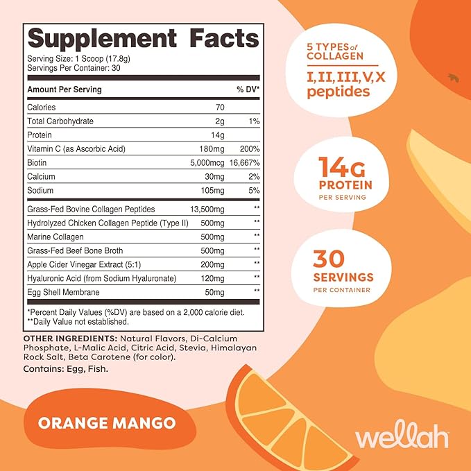 The Afterglow Multi Collagen Protein + (30 Servings,