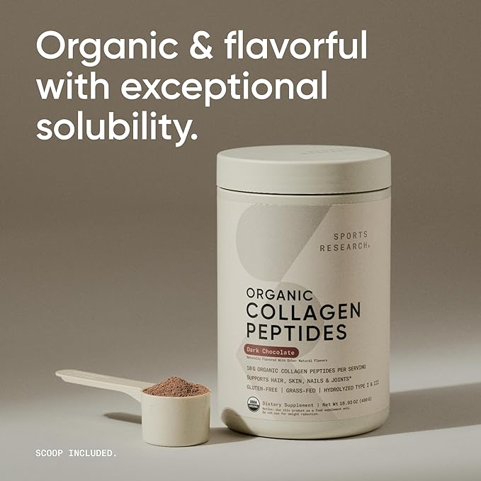 Sports Research® Organic Collagen Powder 30 Servings