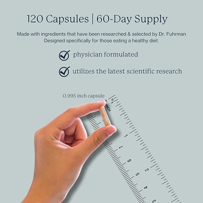 Dr. Fuhrman Daily Whole Food Multivitamin 120 Capsules, 50