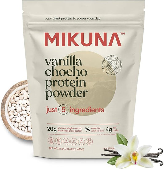 Mikuna Vegan Protein Powder (Vanilla, 15 Servings)
