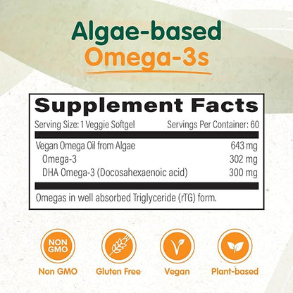 OmegaVia Vegan Omega-3 (2 PACK)
