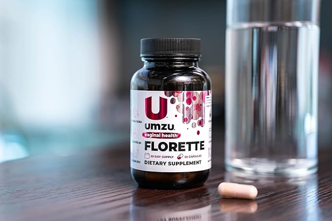 UMZU Florette Vaginal Probiotic Supplement 37B CFU (30 Day 30 Capsules)