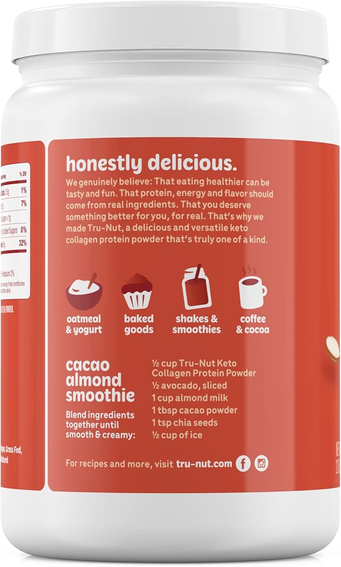 Tru-Nut Keto Collagen Protein Powder 21oz