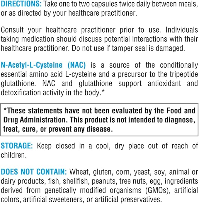 XYMOGEN NAC N-Acetyl-Cysteine 600mg (120 Capsules)
