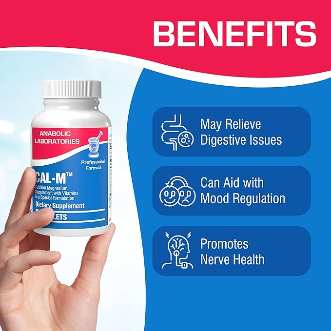 Magnesium and Calcium Supplement 90 Tablets B6 -