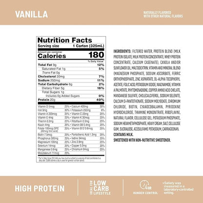 SlimFast High Protein Vanilla Bundle- 12 (20g Protein) 26 Servings (20g Protein)