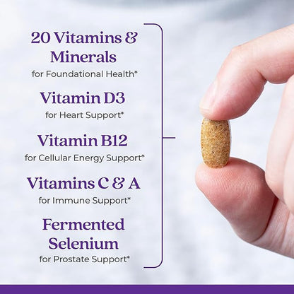 New Chapter Men's Multivitamin 40 Plus 40+, Made 48 ct