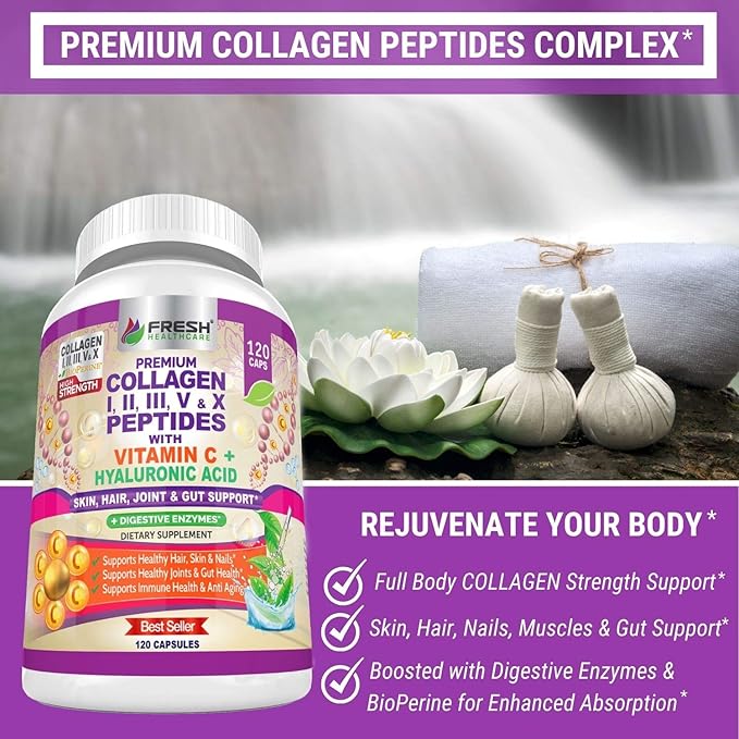 FRESH HEALTHCARE Multi Collagen Pills 120 Kosher
