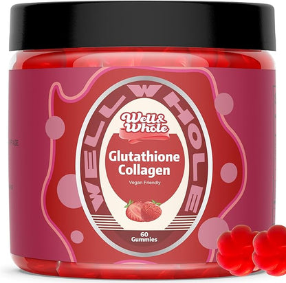 Well&Whole Glutathione Collagen Glow Gummies, Glow 60 Counts