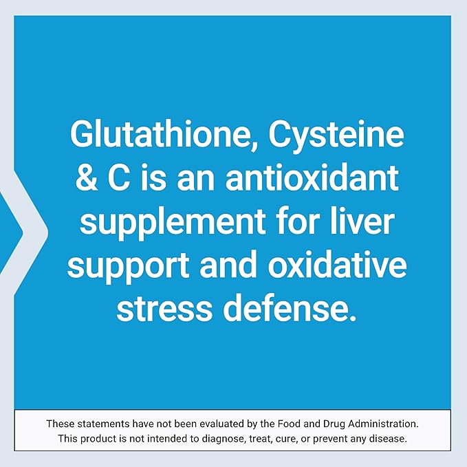 Life Extension Glutathione, Cysteine & C, 500 mg 100 capsules
