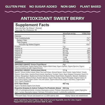 Amazing Grass Greens Superfood Antioxidant: Greens 15 Servings