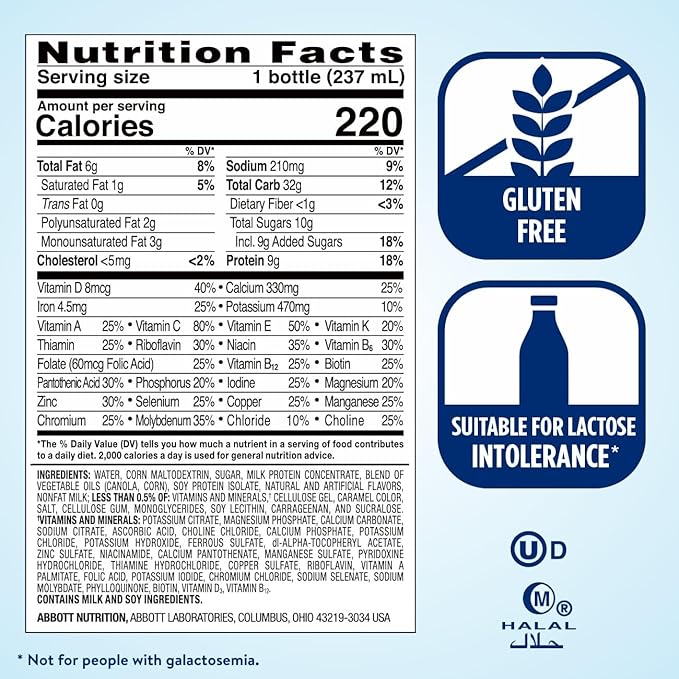 Ensure Original Coffee Latte Nutrition Shake 24 Pack
