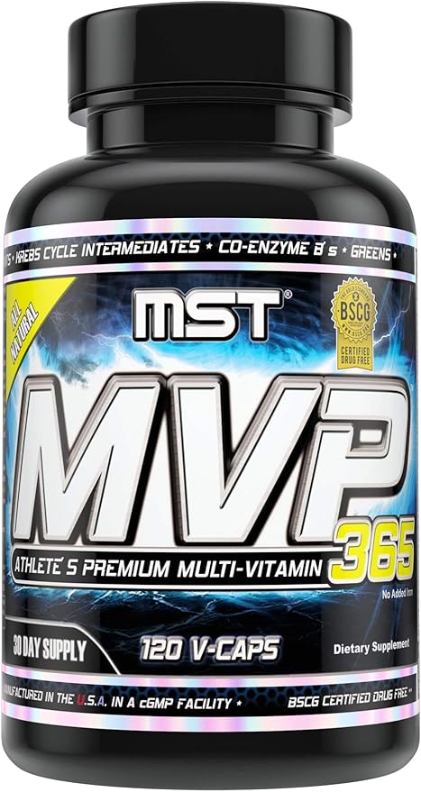MST MVP-365 Multi Vitamin, Vitamin C, 1000iu Vitamin D3, L-5 L-5 Methyltetrahydrofolate, 120 V-Caps,