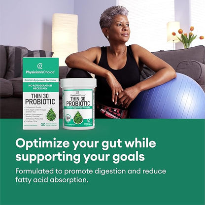 Physician's CHOICE Probiotics for Weight Management 6 Probiotic 30 CT