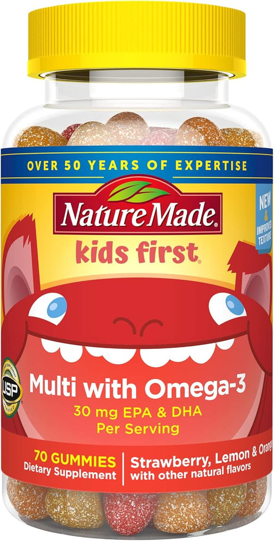 Nature Made Kids First Multivitamin Omega-3, Kids 70 Kids