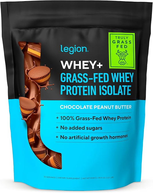 LEGION Whey+ Whey Protein Powder (Chocolate (30 Servings)