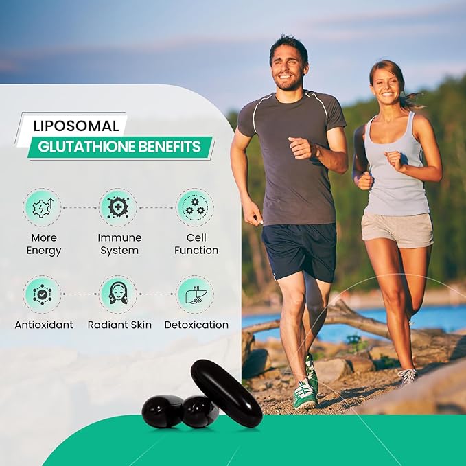 2800 MG Liposomal Glutathione Softgels, Max 60 Softgels