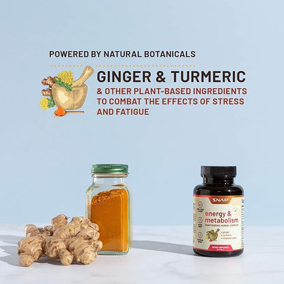 Metabolism and Natural Energy Supplements 60 Capsules
