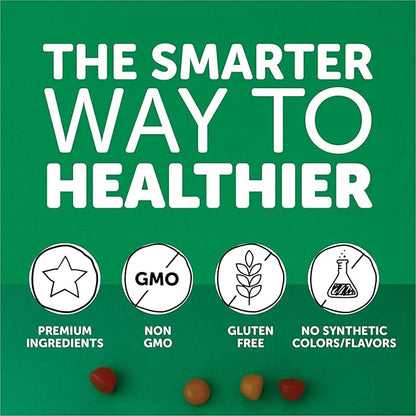 SmartyPants Kids Multivitamin Fiber Supplement Gummies 3 Fish D3, C, B12, B6, B6, Digestive (30 Day