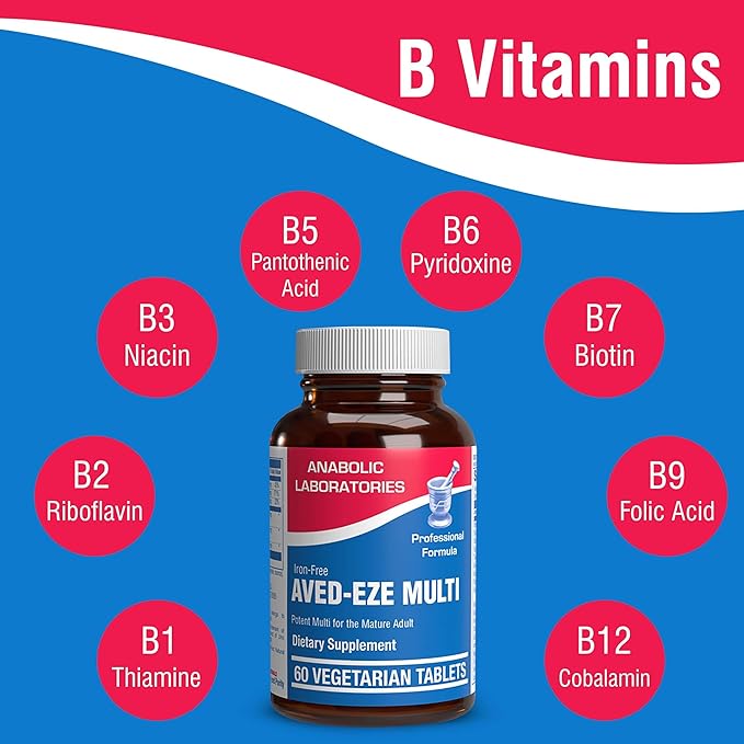 Iron Free Daily Multivitamin for Men 60 Tablets