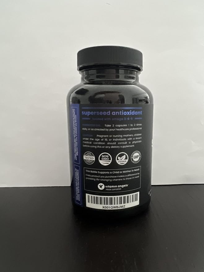 NutraChamps Organic 120 Vegan Softgel Black Cumin Seed Oil Capsules, 1400mg Per Serving Virgin Cold Pressed Nigella Sativa Oil Pills with Thymoquinone & Vitamin E, Rich in Omega 3 6 9