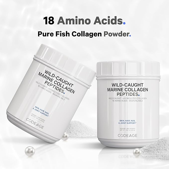 Codeage Marine Collagen Powder 1 & 3 Collagen 15.87 Ounces