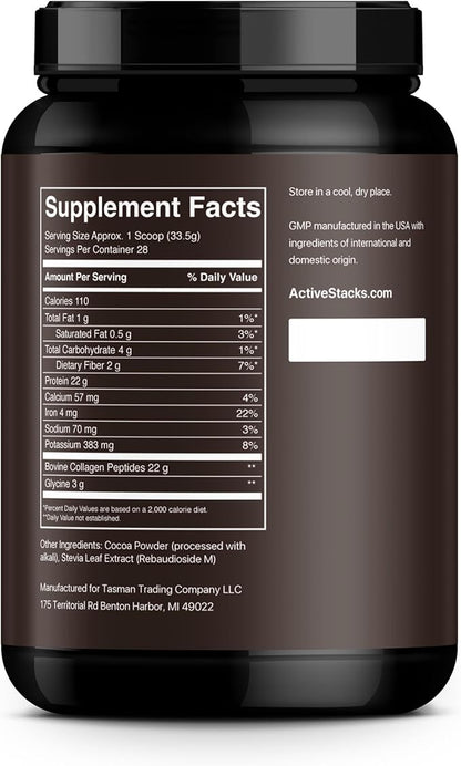 Collagen Peptides Protein Powder, Chocolate 1 & 3 Hydrolyzed 2 Pound